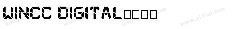 WinCC digital字体转换